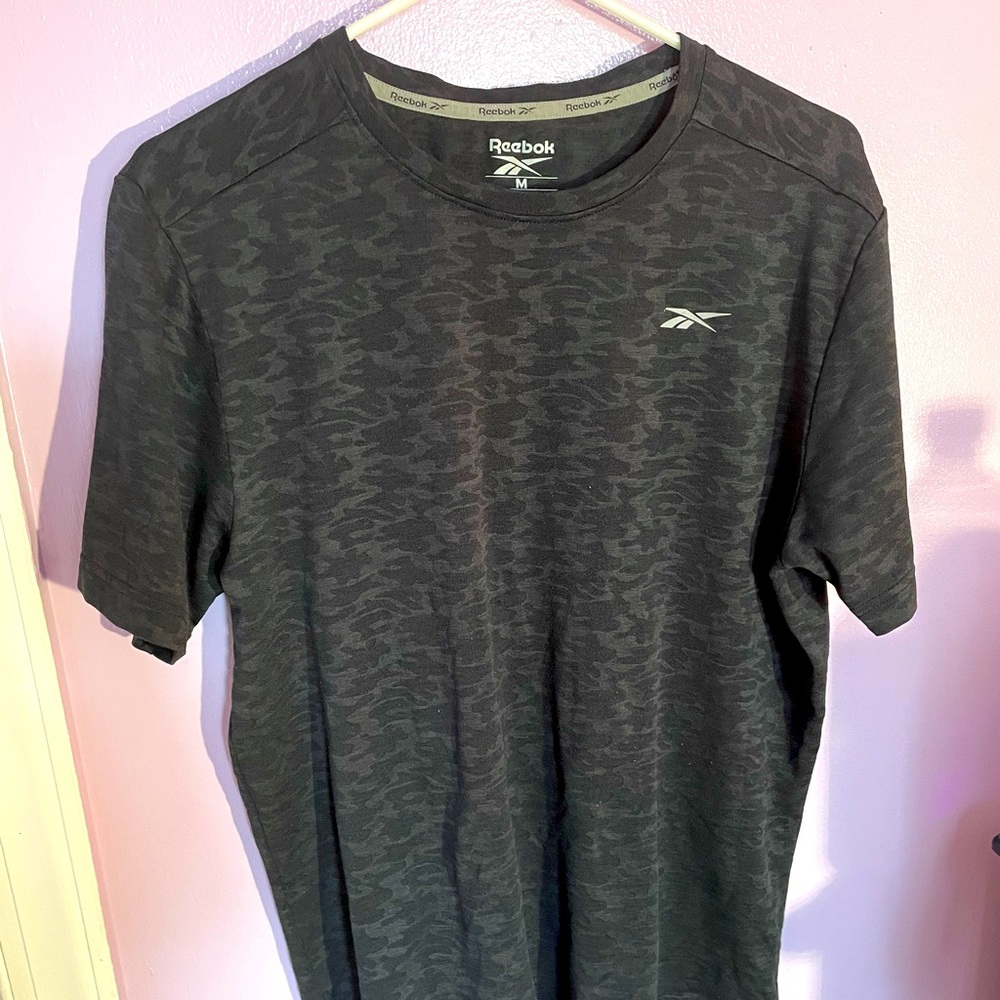Gray and black shirt